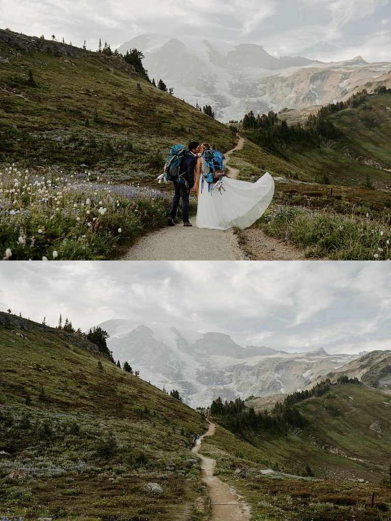 Paradise Mount Rainier Backpacking Elopement