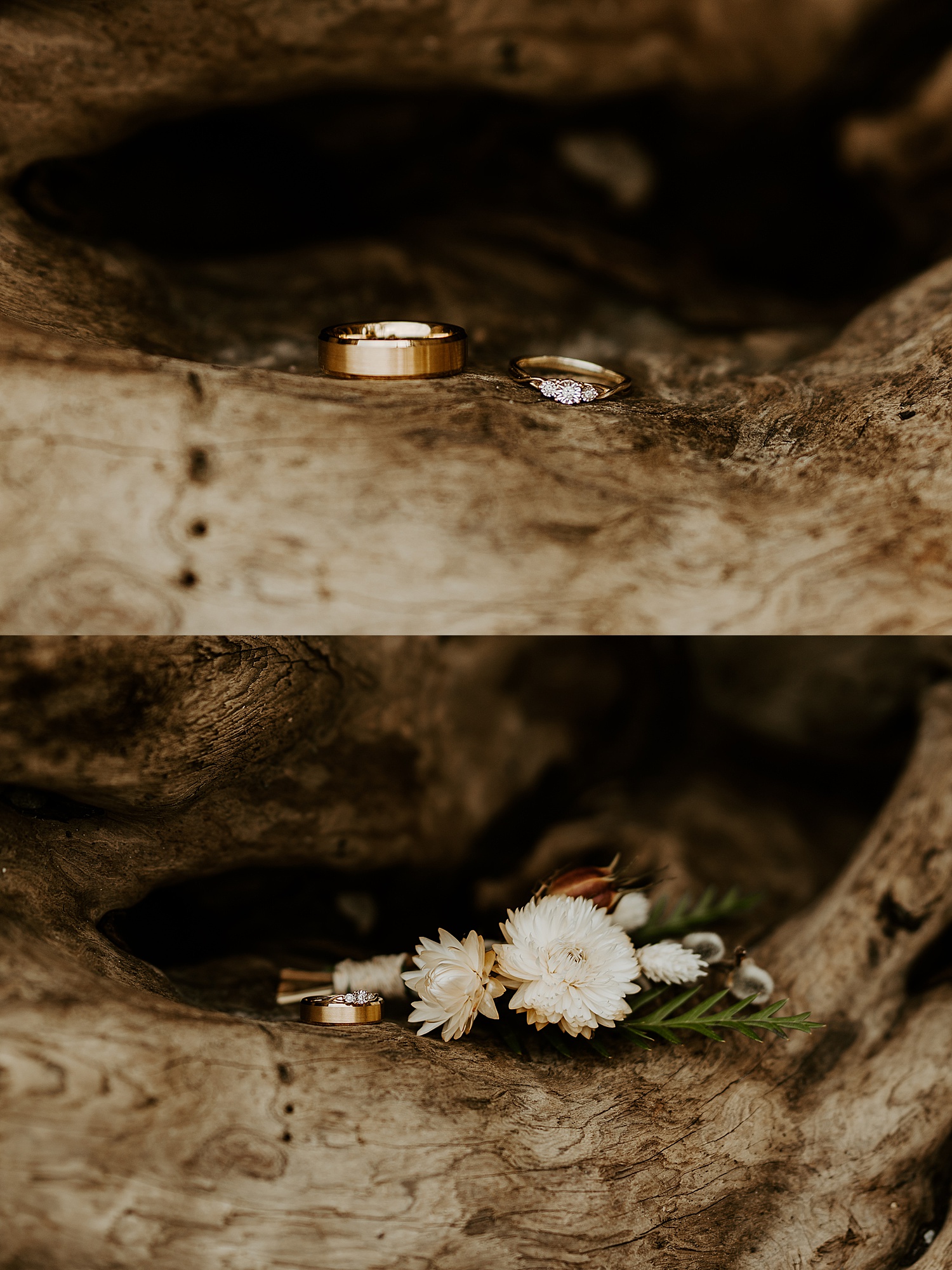 elopement ring details