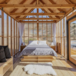 Minimalist Modern Cabin in California