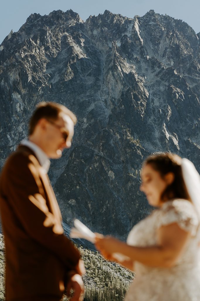 Out of State Elopement Planning Blog - The Enchantments Hiking Elopement Ceremony