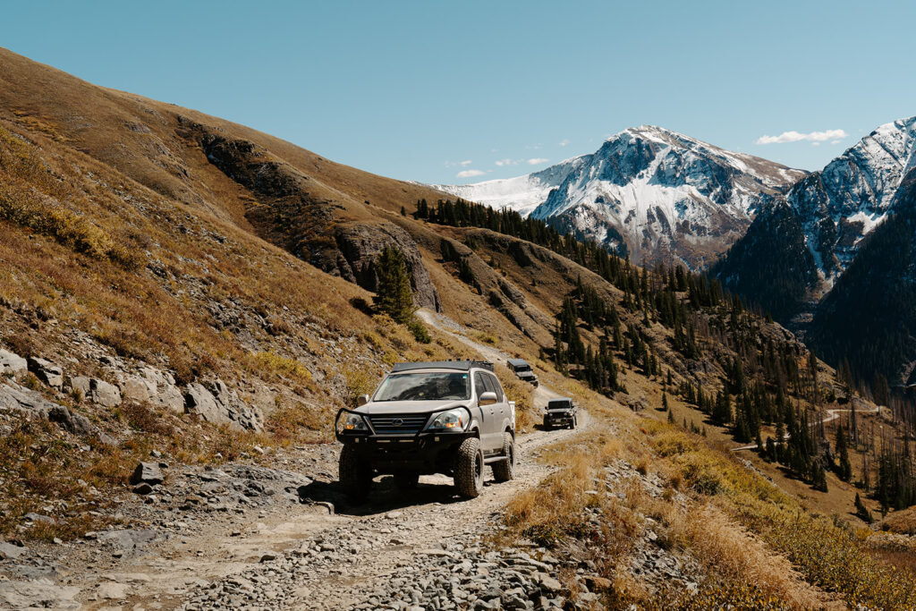 off-roading elopement in Colorado
