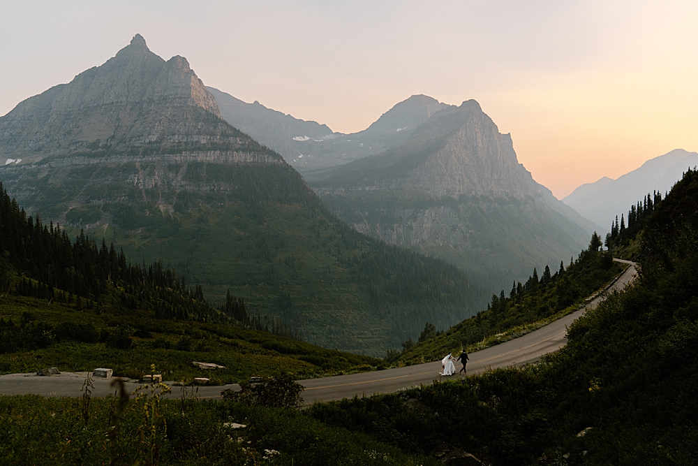 Going-to-the-Sun Road elopement 